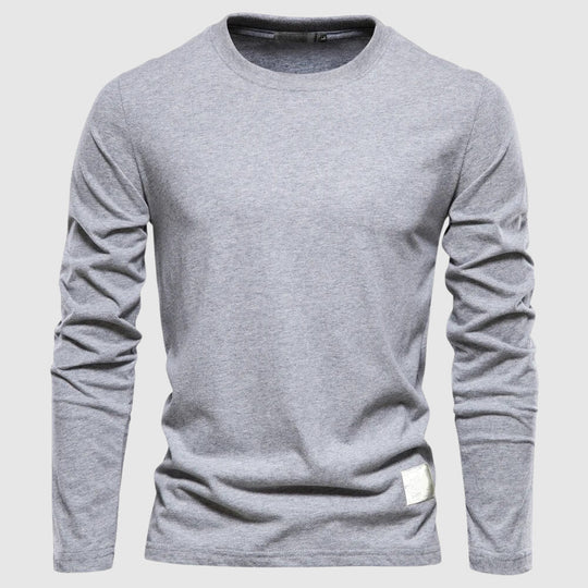 Klassisches Baumwollhemd Herren Elegant Business Casual