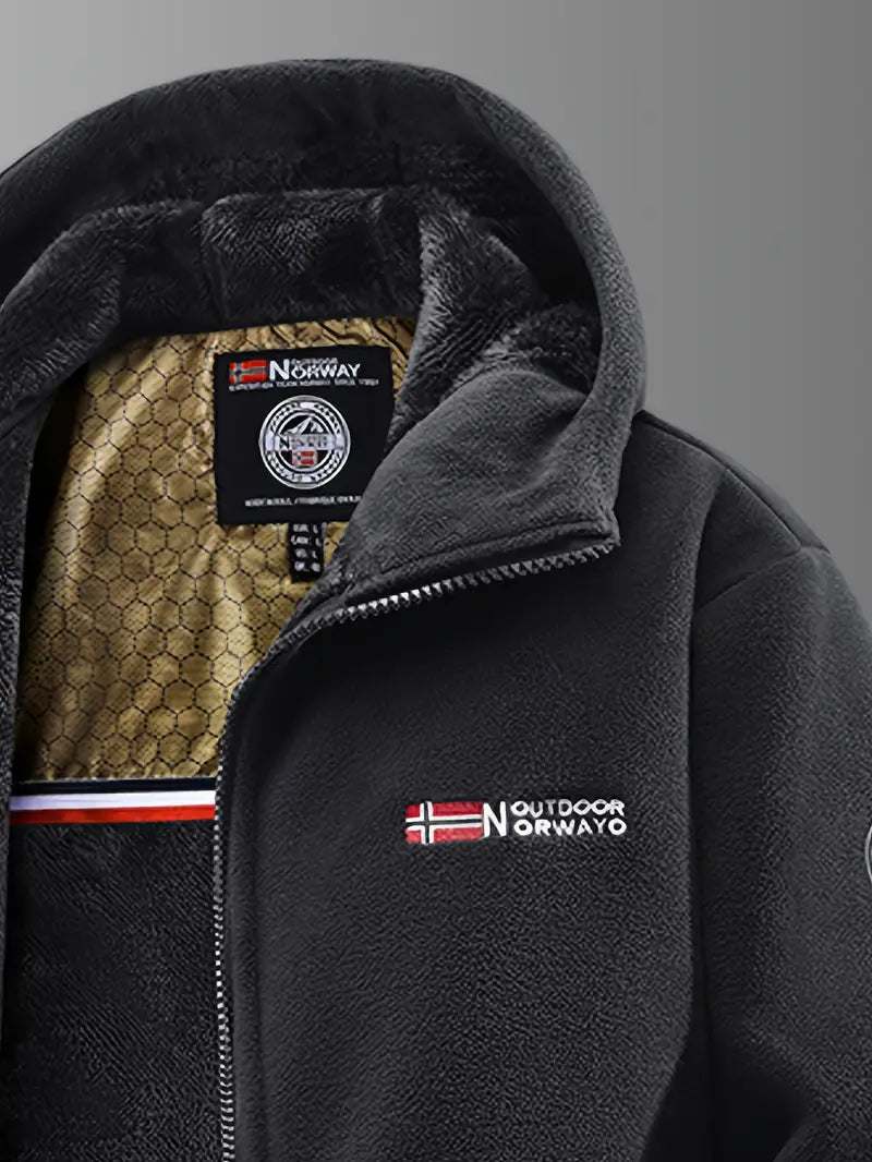 Thermo Winterjacke Herren Fleece Gefüttert Warm Outdoor