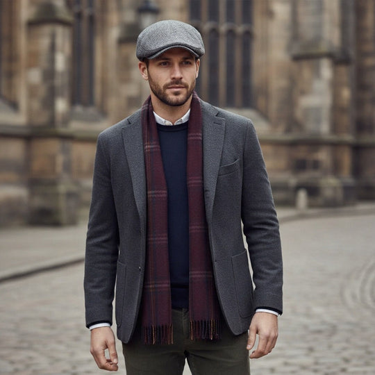 Klassische Baskenmütze Herren Elegant Barett Vintage