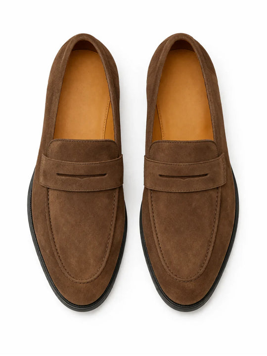 Herren Wildleder-Fahrloafer | Leichter Slipper
