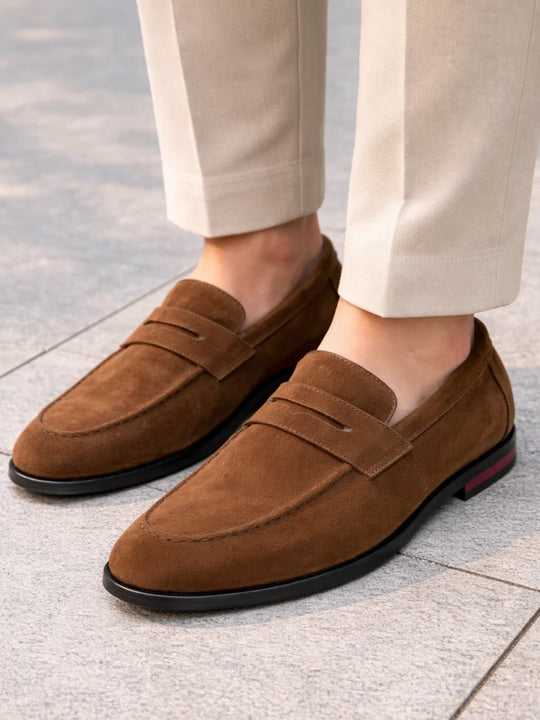 Herren Wildleder-Fahrloafer | Leichter Slipper