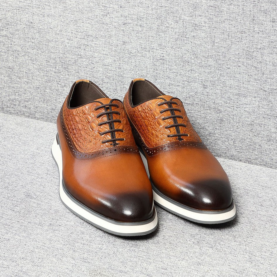 Polierte Rindsleder Oxford Herren Business Anzugschuhe