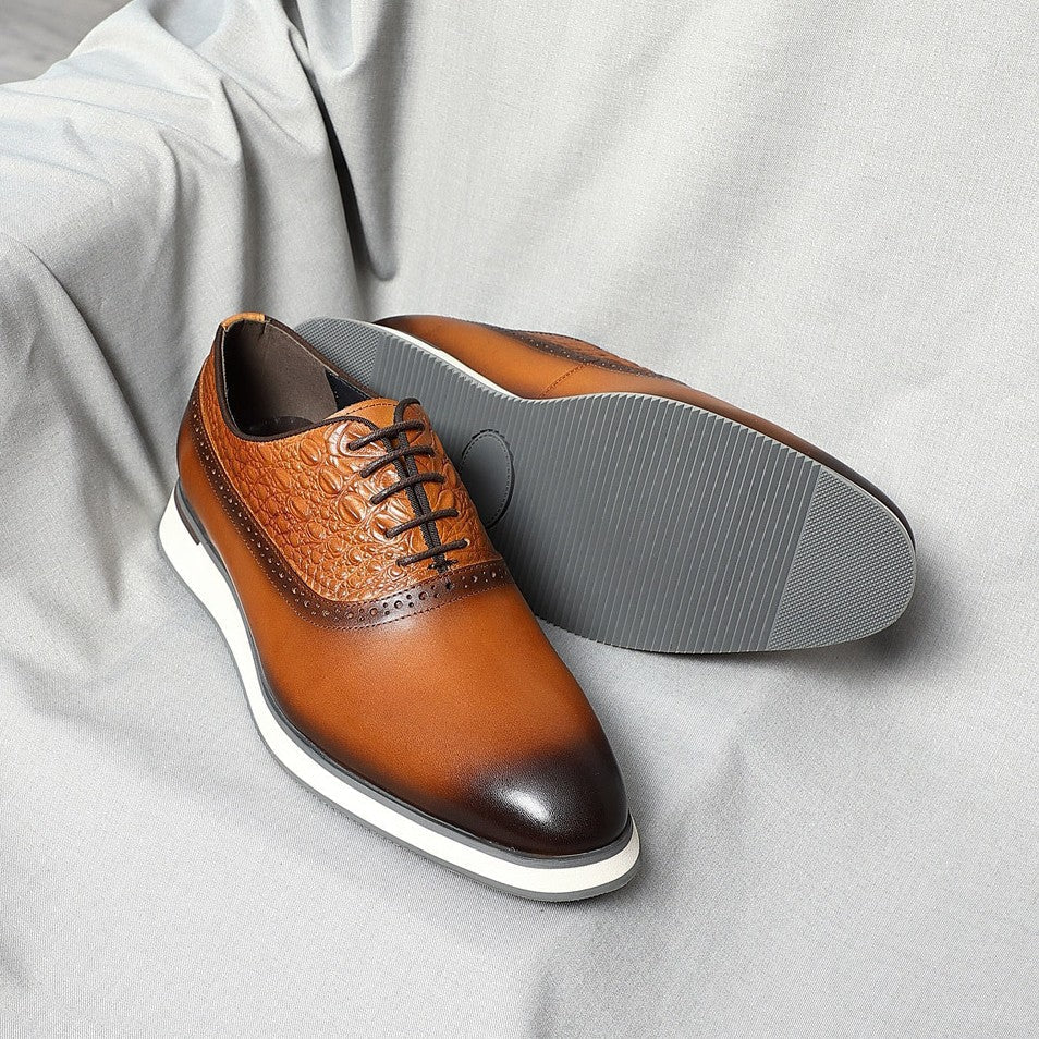Polierte Rindsleder Oxford Herren Business Anzugschuhe
