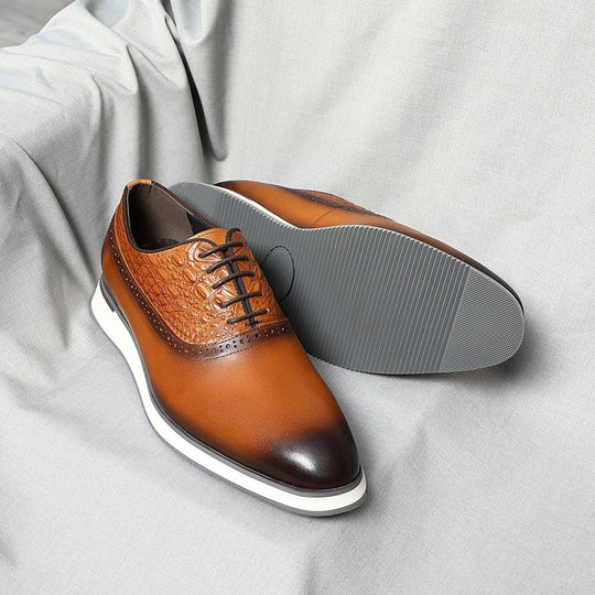 Polierte Rindsleder Oxford Herren Business Anzugschuhe