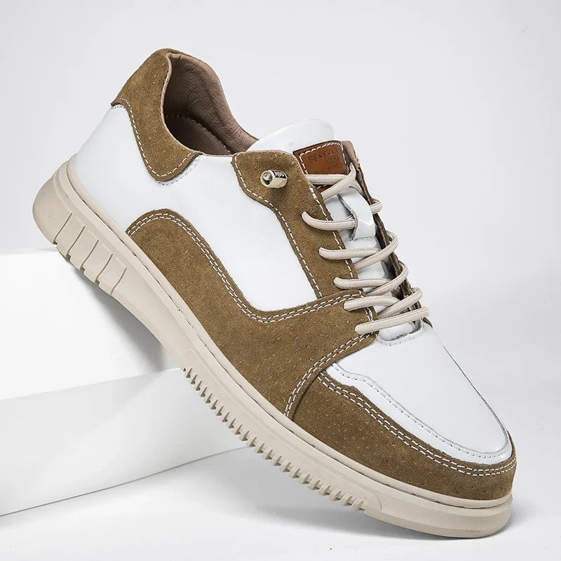 Spaltleder Sneaker Herren Slip-On Gepolstert Modern