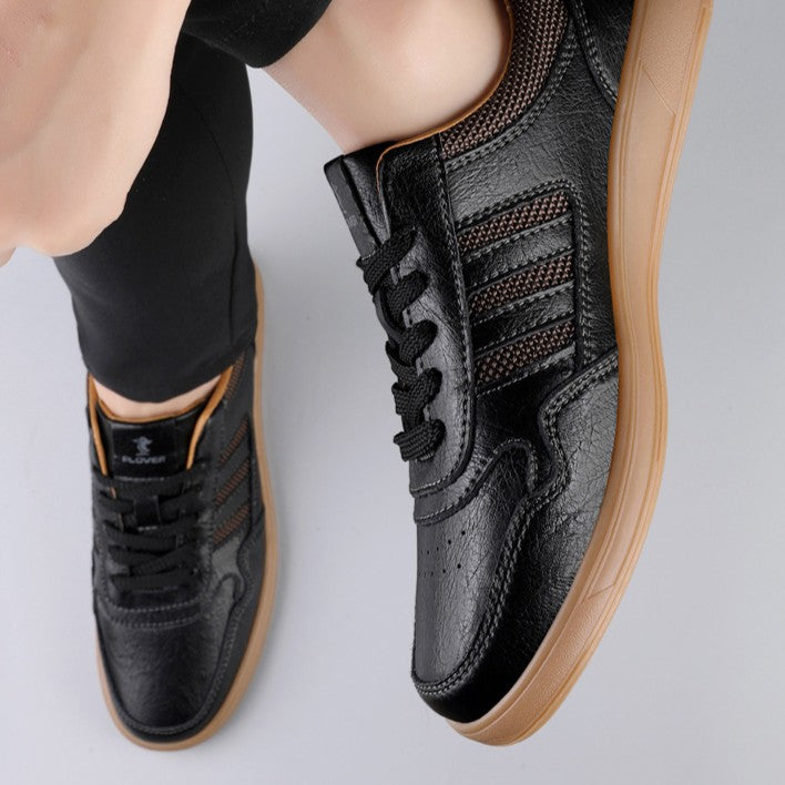 Echtleder Low-Top Sneaker Herren Retro Alltag Bequem