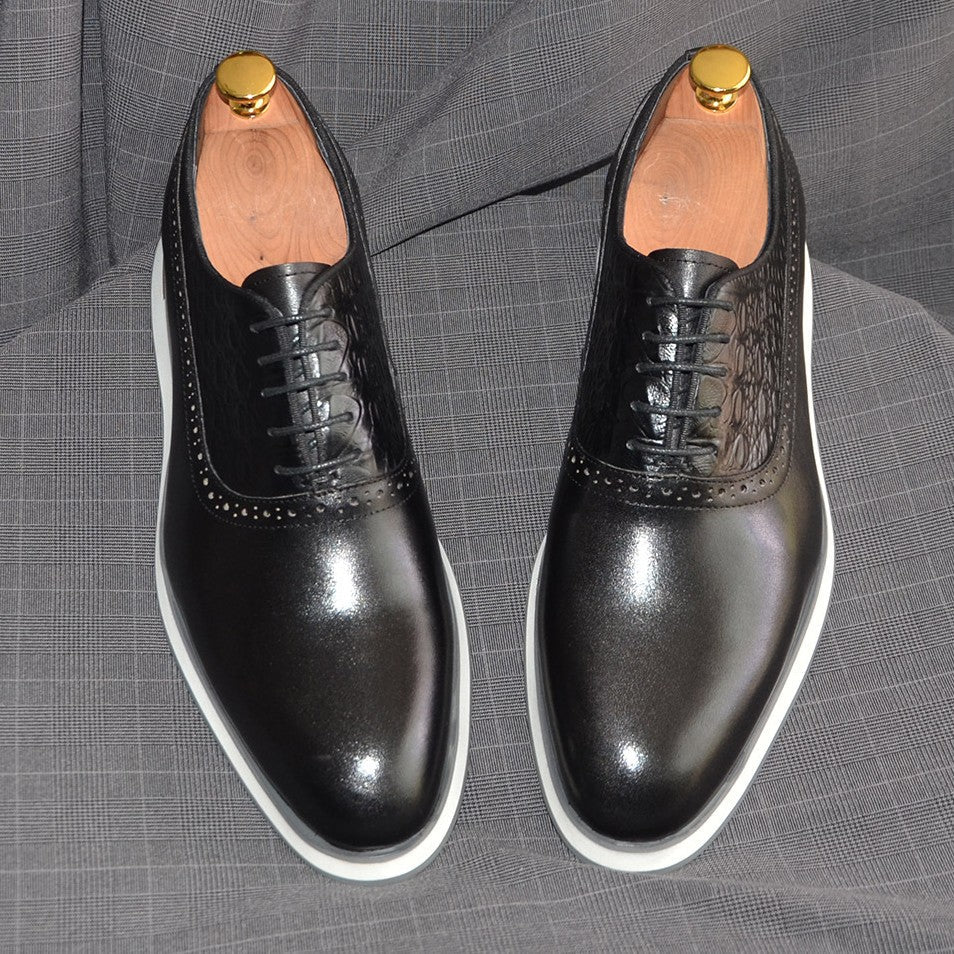 Polierte Rindsleder Oxford Herren Business Anzugschuhe
