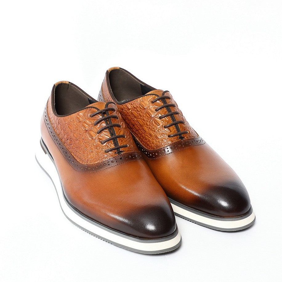 Polierte Rindsleder Oxford Herren Business Anzugschuhe