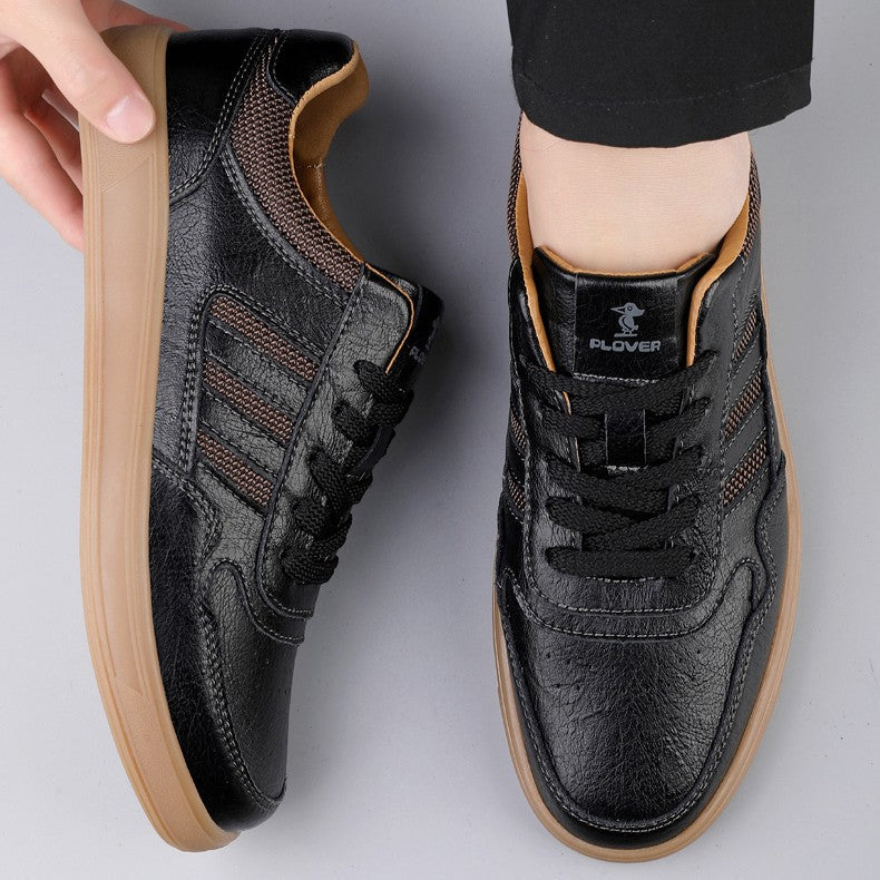 Echtleder Low-Top Sneaker Herren Retro Alltag Bequem