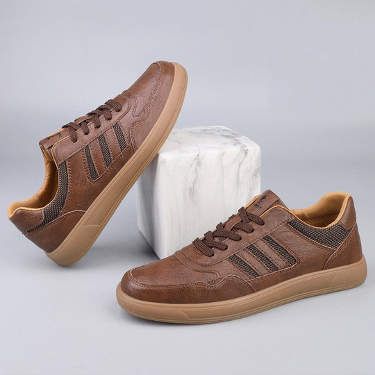 Echtleder Low-Top Sneaker Herren Retro Alltag Bequem