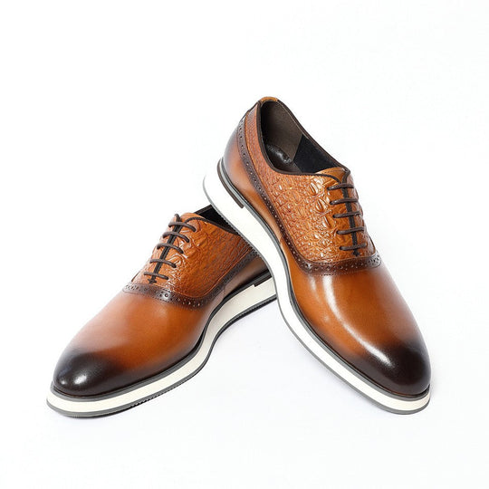 Polierte Rindsleder Oxford Herren Business Anzugschuhe