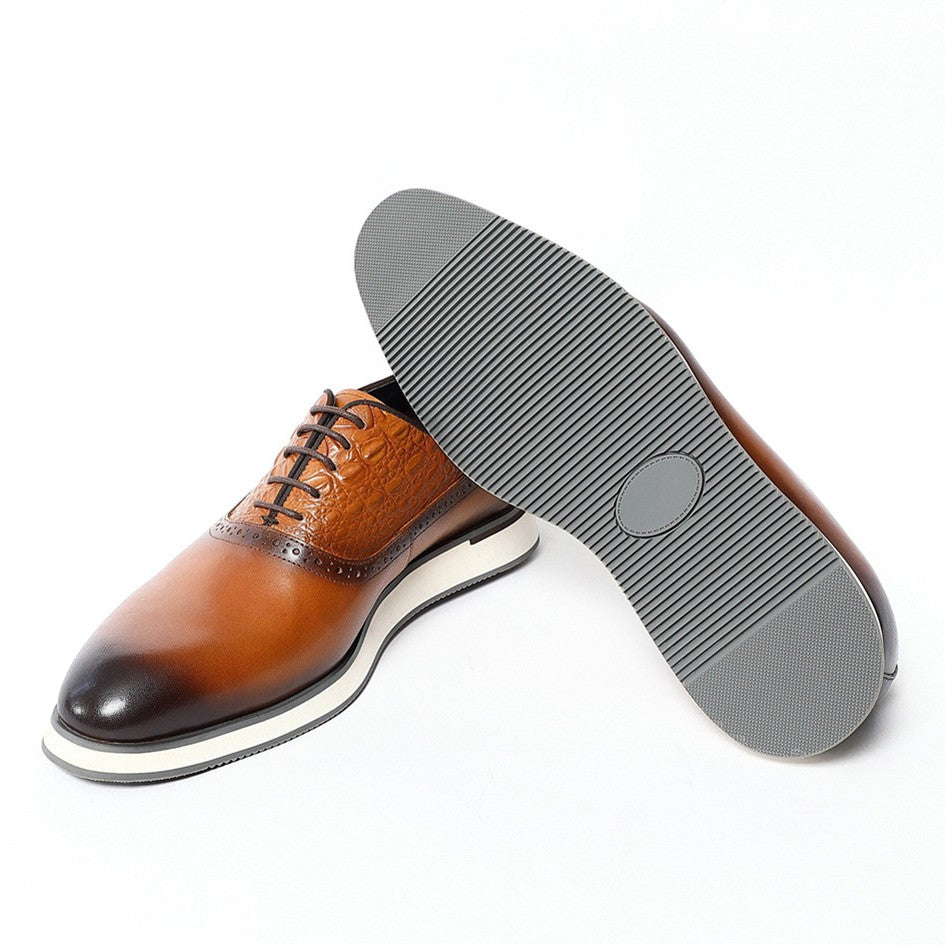 Polierte Rindsleder Oxford Herren Business Anzugschuhe