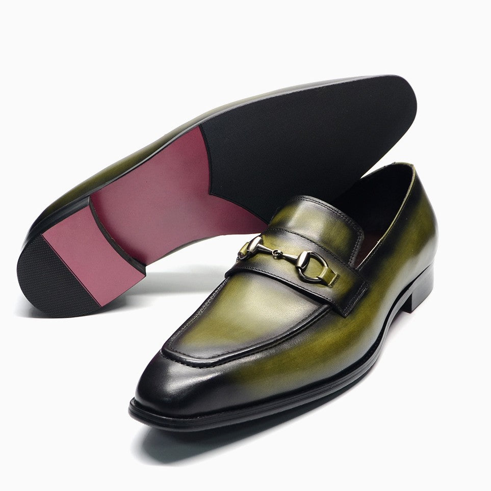 Weiche Rindsleder Loafer Herren Slip-On Gepolstert