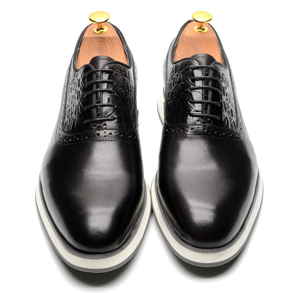 Polierte Rindsleder Oxford Herren Business Anzugschuhe