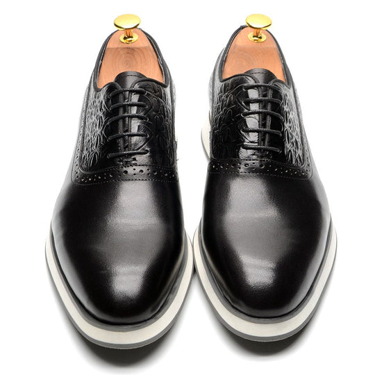 Polierte Rindsleder Oxford Herren Business Anzugschuhe