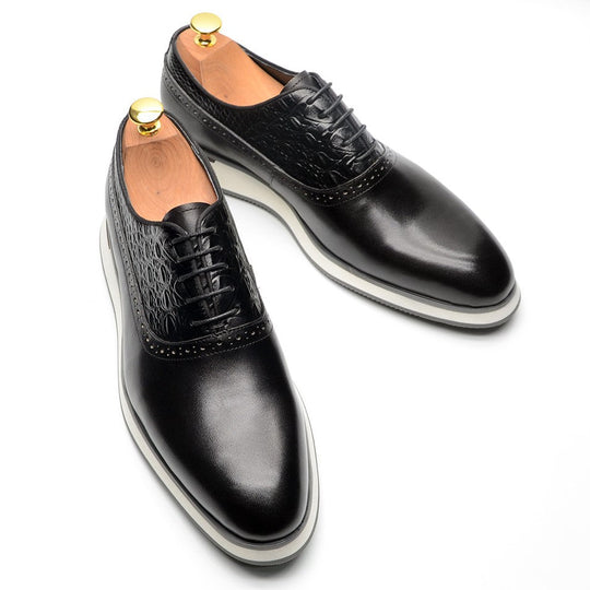 Polierte Rindsleder Oxford Herren Business Anzugschuhe