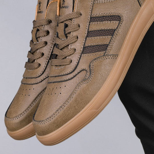 Echtleder Low-Top Sneaker Herren Retro Alltag Bequem