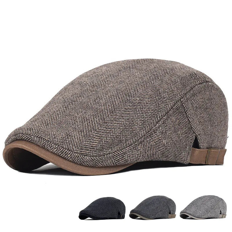 Klassische Baskenmütze Herren Elegant Barett Vintage