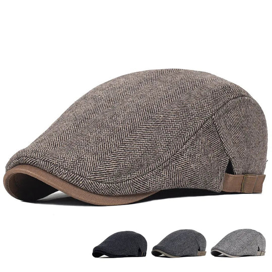 Klassische Baskenmütze Herren Elegant Barett Vintage