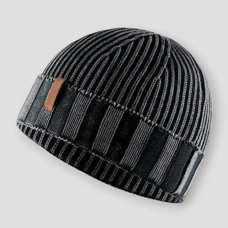 Strick Beanie Herren Wintermütze Vintage Warm Mütze