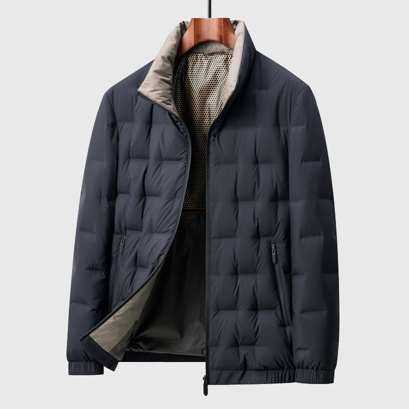 Daunen Steppjacke Herren Winter Warm Outdoor Parka