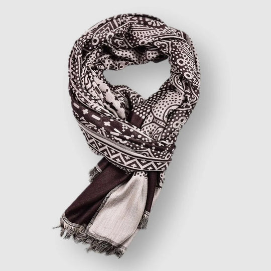 Baumwoll Schal Herren Winter Warm Elegant Halstuch