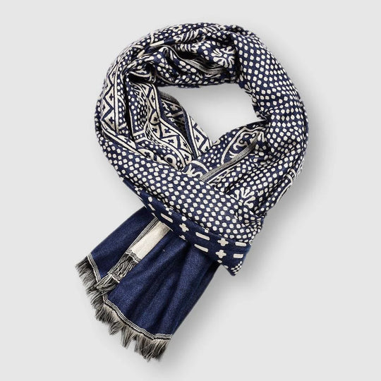 Baumwoll Schal Herren Winter Warm Elegant Halstuch