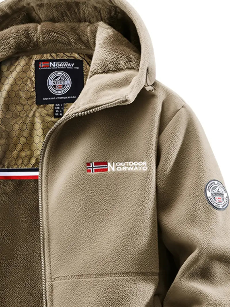 Thermo Winterjacke Herren Fleece Gefüttert Warm Outdoor