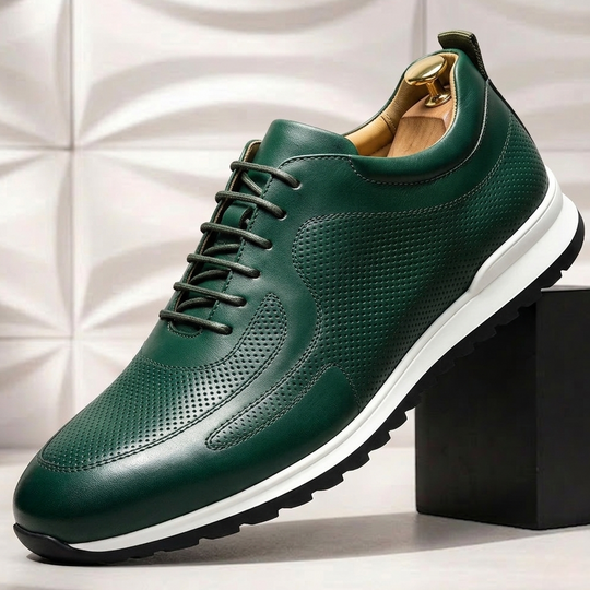 Rindsleder Sneaker Herren Orthopädisch Komfort Casual