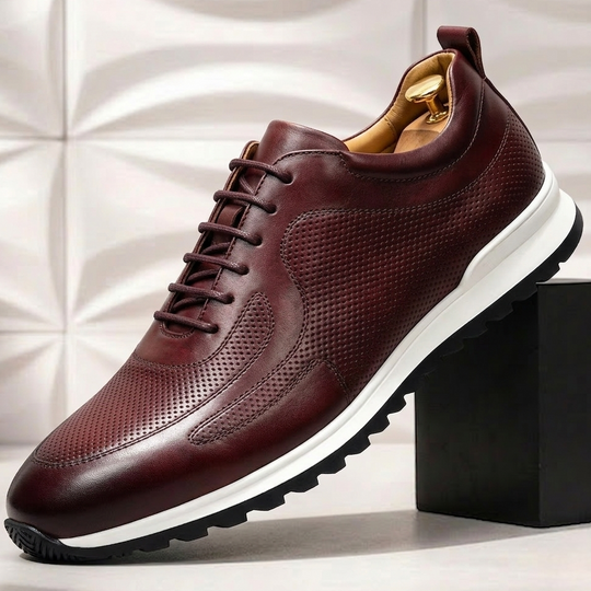 Rindsleder Sneaker Herren Orthopädisch Komfort Casual