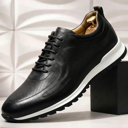Rindsleder Sneaker Herren Orthopädisch Komfort Casual