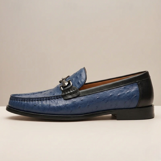 Rindsleder Loafer Herren Elegant Slip-On Penny Slipper