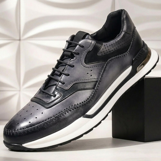 Rindsleder Sneaker Herren Vintage Casual Freizeit