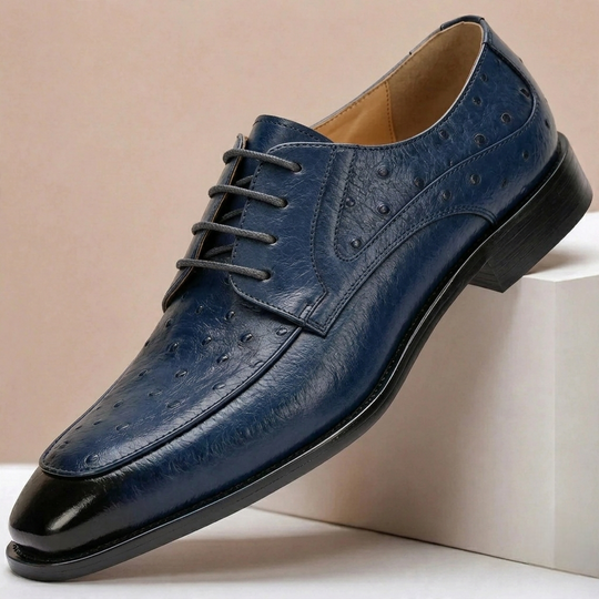 Rindsleder Schuhe Herren Elegant Business Leder Derby
