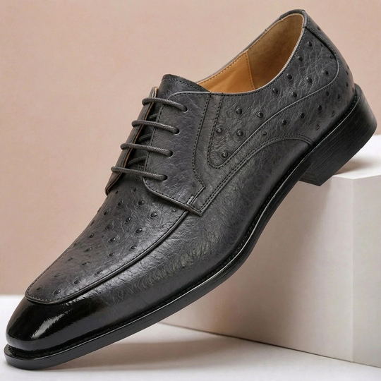 Rindsleder Schuhe Herren Elegant Business Leder Derby