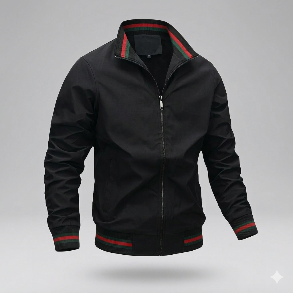 Leichte Sommerjacke Herren Zip Atmungsaktiv Casual