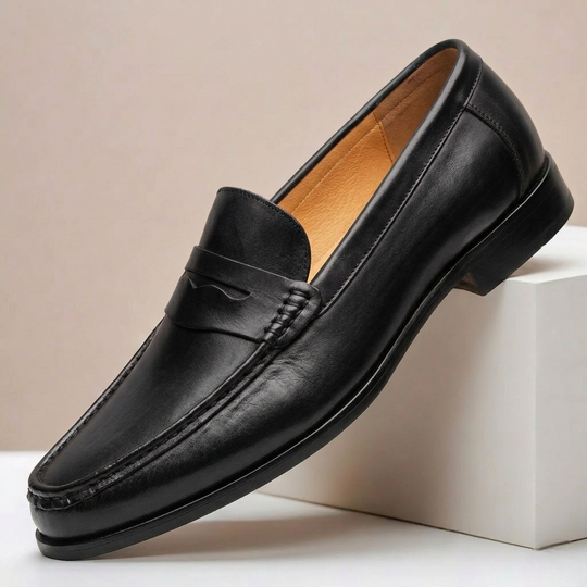 Rindsleder Loafer Herren Slip-On Elegant Business