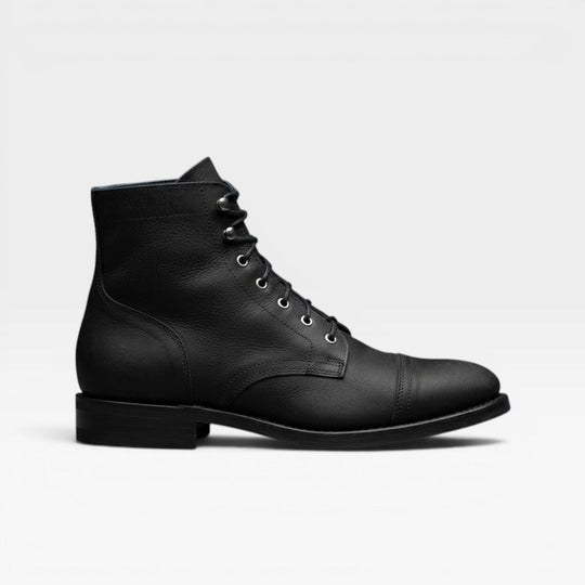 Patina Lederstiefeletten Herren Schnürung Kappe Vintage