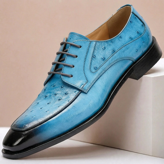 Rindsleder Schuhe Herren Elegant Business Leder Derby