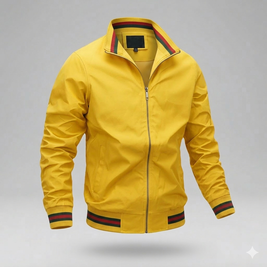 Leichte Sommerjacke Herren Zip Atmungsaktiv Casual