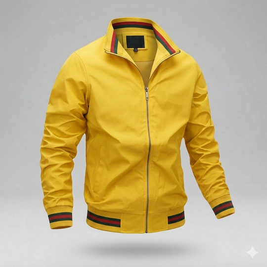 Leichte Sommerjacke Herren Zip Atmungsaktiv Casual