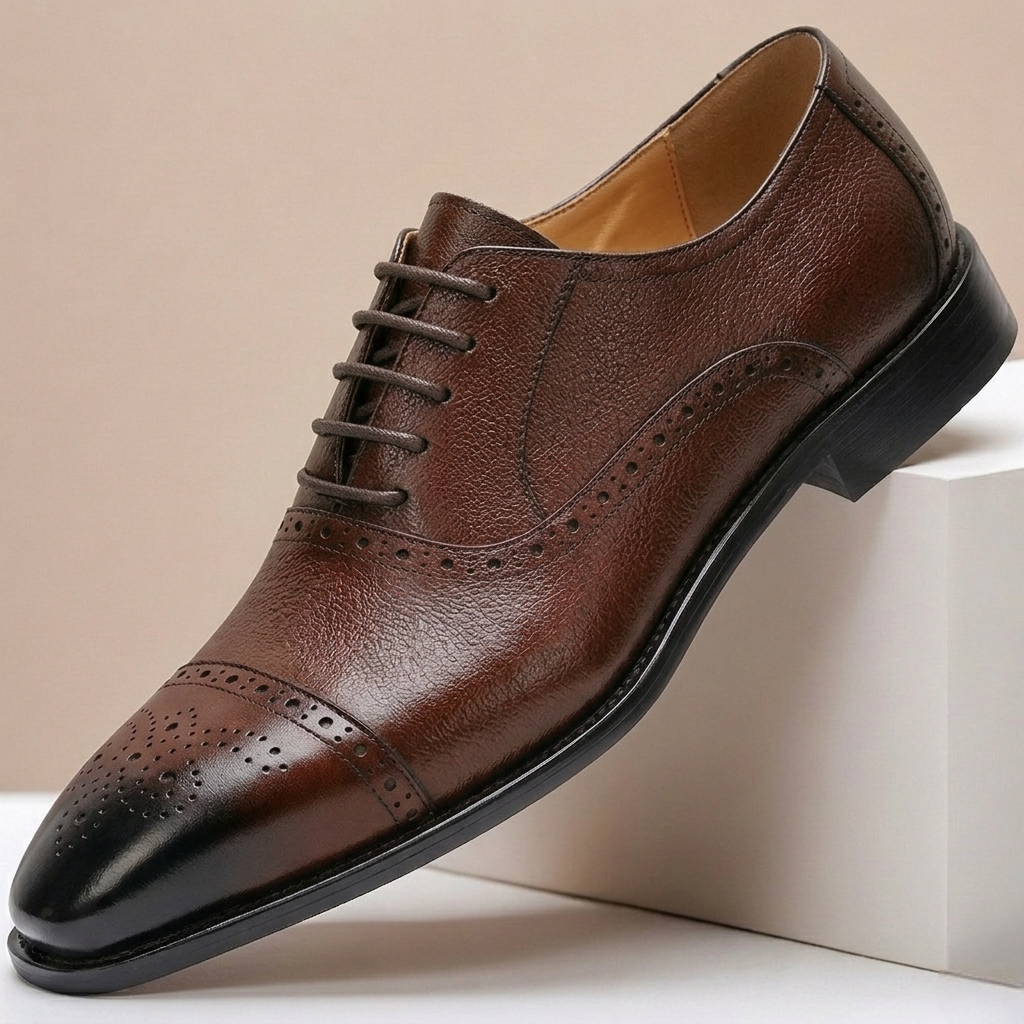 Rindsleder Schuhe Herren Business Elegant Anzugschuhe