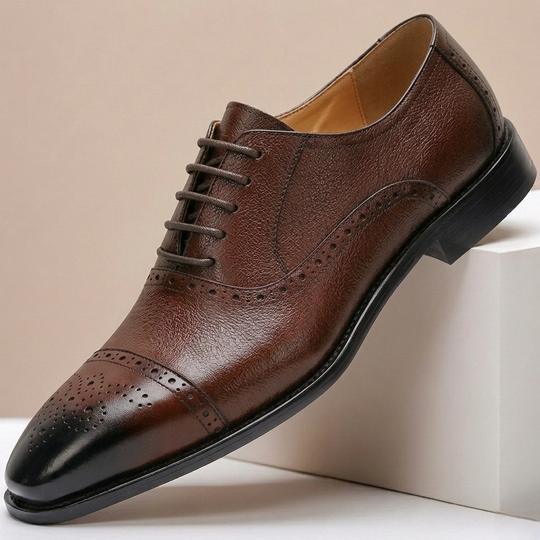 Rindsleder Schuhe Herren Business Elegant Anzugschuhe