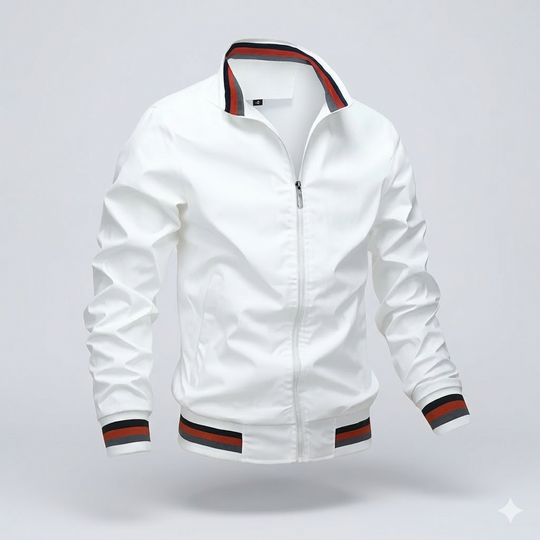 Leichte Sommerjacke Herren Zip Atmungsaktiv Casual