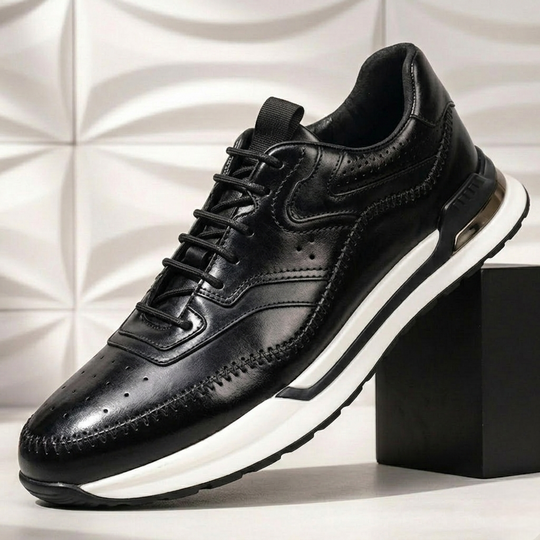 Rindsleder Sneaker Herren Vintage Casual Freizeit