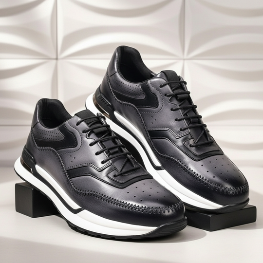 Rindsleder Sneaker Herren Vintage Casual Freizeit