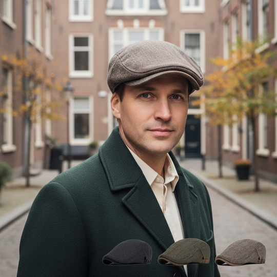 Klassische Baskenmütze Herren Elegant Barett Vintage