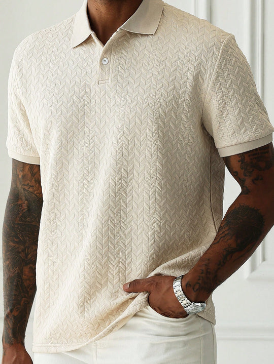 Klassisches Kurzarm Poloshirt Herren Uni Casual Polo