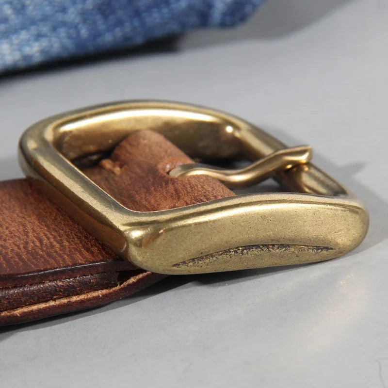 Rindsleder Gürtel Herren Ledergürtel Elegant Business