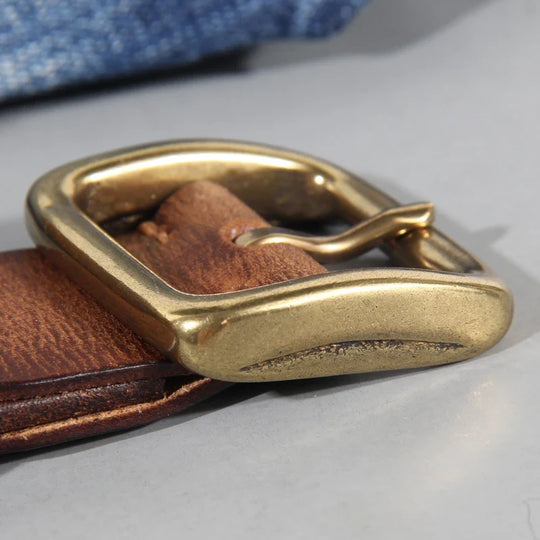 Rindsleder Gürtel Herren Ledergürtel Elegant Business
